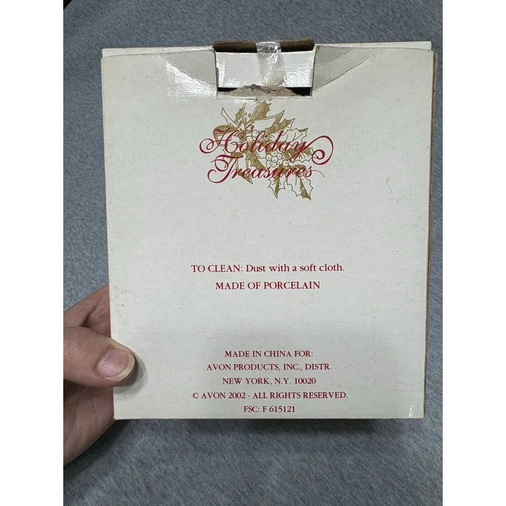 Avon‎ Holiday Treasures Blessed Visitors Shepherds 2002 In Box Christmas